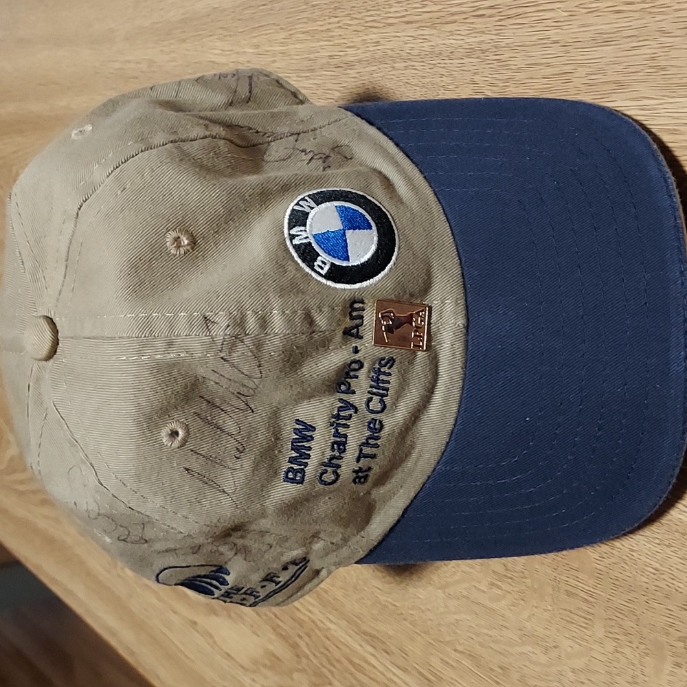 Autographed  BMW Charity Pro-Am golf cap